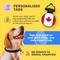Show in main carousel: SiliDog The Silent Pet Tag Silicone Circle Canada Flag Personalized Dog & Cat ID Tag slide 3 of 5
