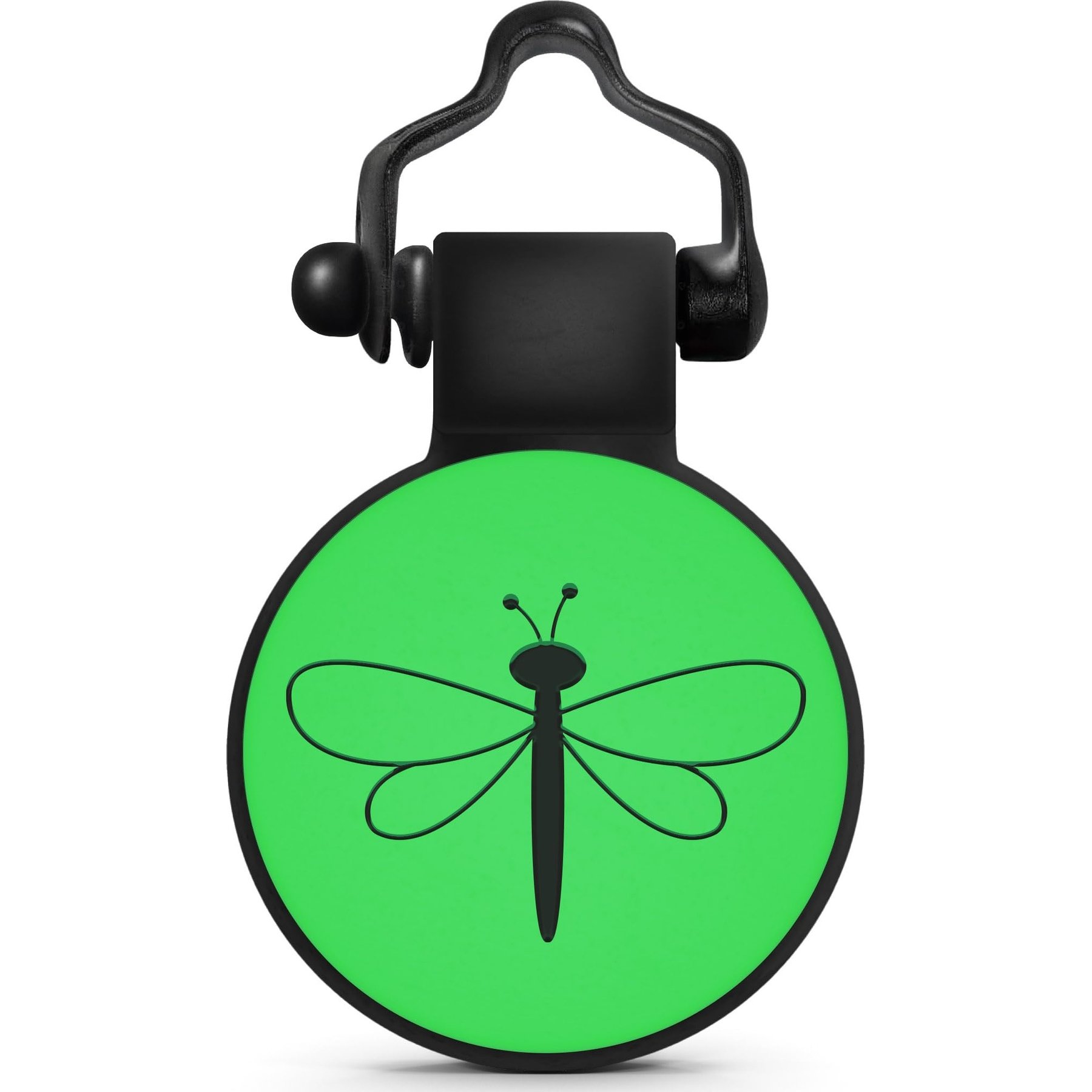 SiliDog The Silent Pet Tag Silicone Dragonfly Personalized Dog & Cat ID Tag