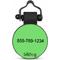 Show in main carousel: SiliDog The Silent Pet Tag Silicone MiniTag Personalized Dog & Cat ID Tag, Green slide 2 of 3