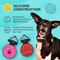 Show in main carousel: SiliDog The Silent Pet Tag Silicone PawPrint Personalized Dog & Cat ID Tag, Pink slide 4 of 5