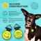 Show in main carousel: SiliDog The Silent Pet Tag Silicone Silly Face Personalized Dog & Cat ID Tag, Yellow slide 7 of 7