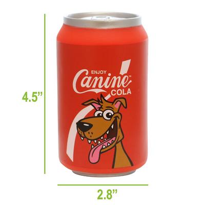 Show full view: Silly Squeakers Soda Can Canine Cola Squeaky Dog Toy slide 2 of 6