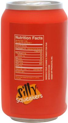 Show full view: Silly Squeakers Soda Can Canine Cola Squeaky Dog Toy slide 3 of 6