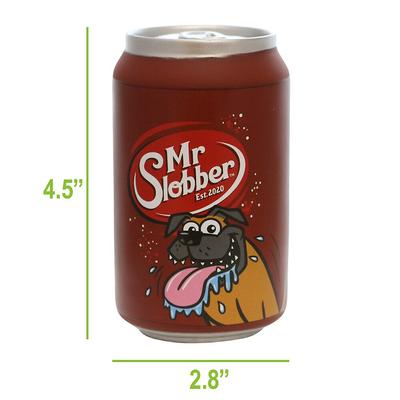 Show full view: Silly Squeakers Soda Can Mr. Slobber Squeaky Dog Toy slide 2 of 6