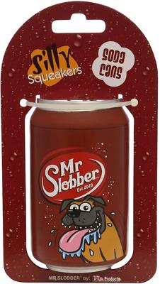 Show full view: Silly Squeakers Soda Can Mr. Slobber Squeaky Dog Toy slide 4 of 6