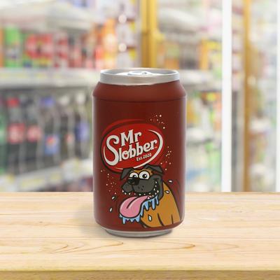 Show full view: Silly Squeakers Soda Can Mr. Slobber Squeaky Dog Toy slide 5 of 6