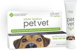 Silver Biotics PET VET Antibacterial First Aid Wound Dressing, 1.5-oz tube