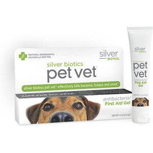 Silver Biotics PET VET Antibacterial First Aid Wound Dressing, 1.5-oz tube