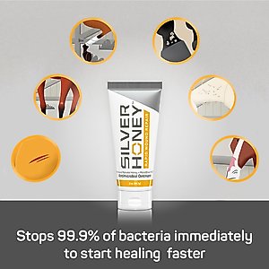 Silver Honey Rapid Wound Repair Antimicrobial Horse Ointment, 2-oz tube