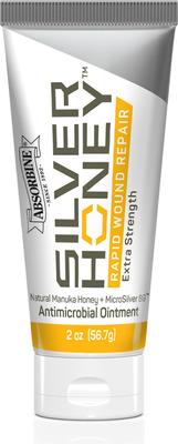 Show full view: Silver Honey Rapid Wound Repair Antimicrobial Ointment, 2-oz tube + Vet Strength Scratches Horse Wound Care Spray, 6-oz bottle slide 2 of 9