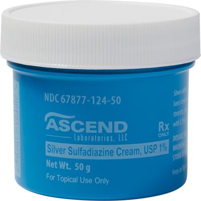 Silver Sulfadiazine Cream, 1%