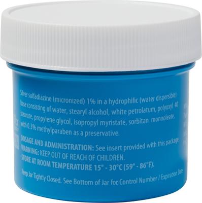 Show full view: Silver Sulfadiazine Cream, 1%, 50-gm jar slide 3 of 5
