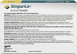 Simparica Chewable Tablet for Dogs, 2.8-5.5 lbs, (Yellow Box), 12 Chewable Tablets (12-mos. supply) slide 2 of 8