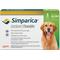 Show in main carousel: Simparica Chewable Tablet for Dogs, 44.1-88 lbs, (Green Box), 3 Chewable Tablets (3-mos. supply) slide 1 of 10