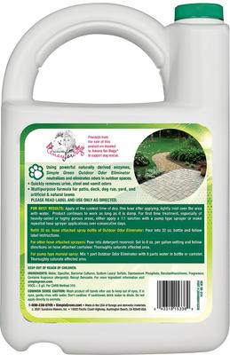 Show full view: Simple Green Outdoor Dog & Cat Odor Eliminator, 1-gal jug slide 3 of 11