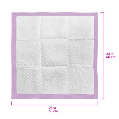 Show full view: Simple Solution 6-Layer All Day Premium Dog Pads, 23 x 24, Lavender Scent, 100 count slide 8 of 10
