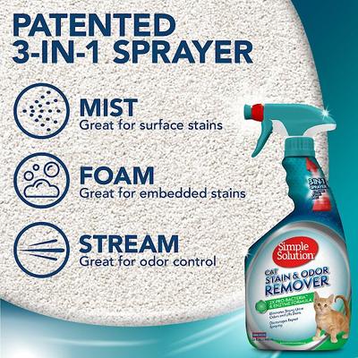 Show full view: Simple Solution Cat Stain & Odor Remover, 32-fl oz bottle slide 3 of 7