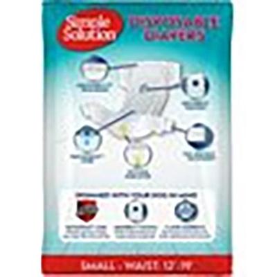 Show full view: Simple Solution Disposable Female Diapers, Small, 30 count + Fruitables Skinny Minis Pumpkin & Berry Flavor Dog Treats, 5-oz bag slide 3 of 9