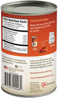 Show full view: Simple Solution Disposable Female Diapers, XX-Large, 30 count + Fruitables Pumpkin SuperBlend Digestive Dog & Cat Supplement, 15-oz, case of 12 slide 7 of 9