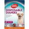 Show in main carousel: Simple Solution Disposable Female Dog Diapers, Large/X-Large: 18 to 27-in waist, 12 count slide 1 of 10
