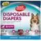Show in main carousel: Simple Solution Disposable Female Dog Diapers, Medium: 15 to 23-in waist, 30 count slide 1 of 10