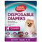 Show in main carousel: Simple Solution Disposable Female Dog Diapers, X-Small: 9 to 14-in waist, 12 count slide 1 of 11