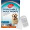 Show in main carousel: Simple Solution Disposable Male Dog Wrap, Large: 18 to 27-in waist, 30 count slide 1 of 10