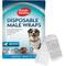 Show in main carousel: Simple Solution Disposable Male Dog Wrap, Medium: 15 to 23-in waist, 30 count slide 1 of 10