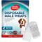 Show in main carousel: Simple Solution Disposable Male Dog Wrap, Small: 12 to 19-in waist, 30 count slide 1 of 10