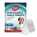 Simple Solution Disposable Male Dog Wrap, Small: 12 to 19-in waist, 30 count
