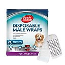 Simple Solution Disposable Male Dog Wrap, Toy: 9 to 14-in waist, 30 count