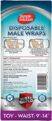 Simple Solution Disposable Male Dog Wrap, Toy: 9 to 14-in waist, 30 count slide 2 of 8