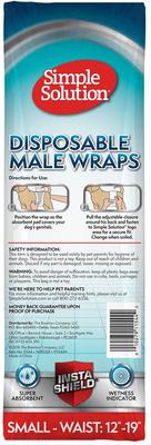 Show full view: Simple Solution Disposable Male Wrap, Small, 30 count + Fruitables Skinny Minis Pumpkin & Berry Flavor Dog Treats, 5-oz bag slide 3 of 9