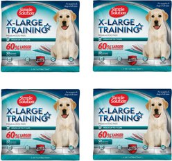 Simple Solution Extra Large, 6 Layer Training Puppy Pads, 200 count