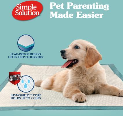 Show full view: Simple Solution Extra Large, 6 Layer Training Puppy Pads, 200 count slide 5 of 8