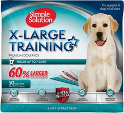 Simple Solution Extra Large Training Pads, 28" x 30", 50 count