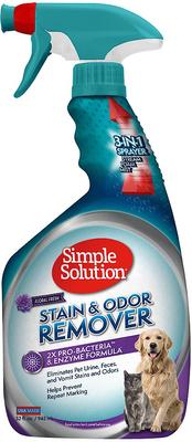 Show full view: Simple Solution Pet Stain & Odor Remover with Pro-Bacteria & Enzyme Formula, 32-fl oz bottle slide 1 of 12