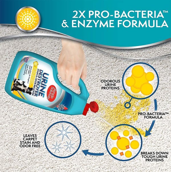 Show full view: Simple Solution Pet Urine Destroyer, 1 gal bottle slide 3 of 7