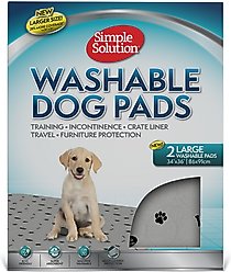 Simple Solution Washable Dog Pee Pads, 34x36-in, 2 count