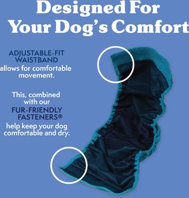 Show full view: Simple Solution Washable Male Dog Wrap, Medium: 12 to 23-in waist slide 6 of 10