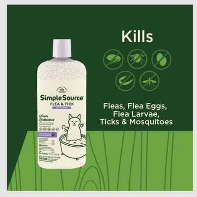 Show full view: SimpleSource Flea & Tick Cat Shampoo slide 5 of 10