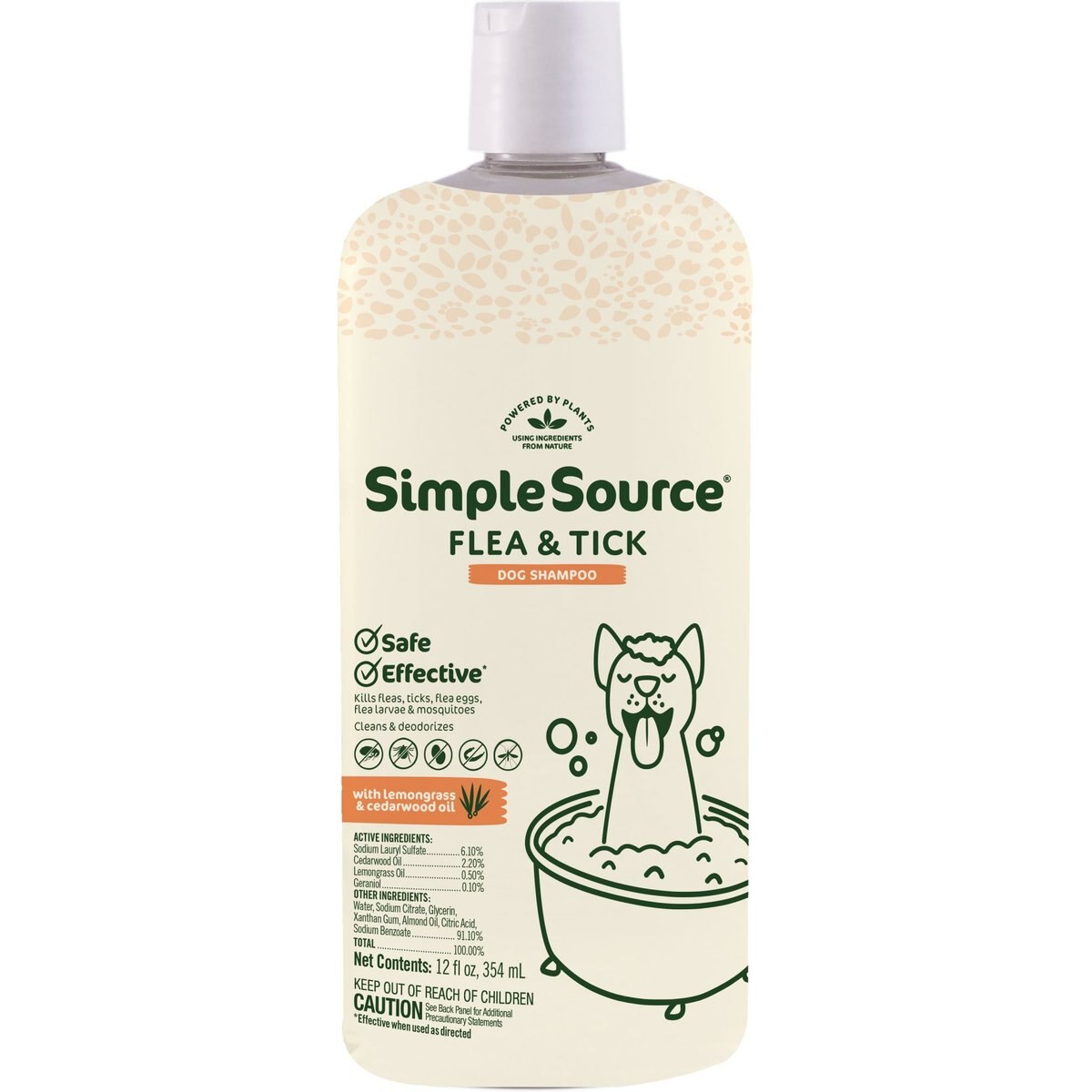 SimpleSource Flea & Tick Dog Shampoo