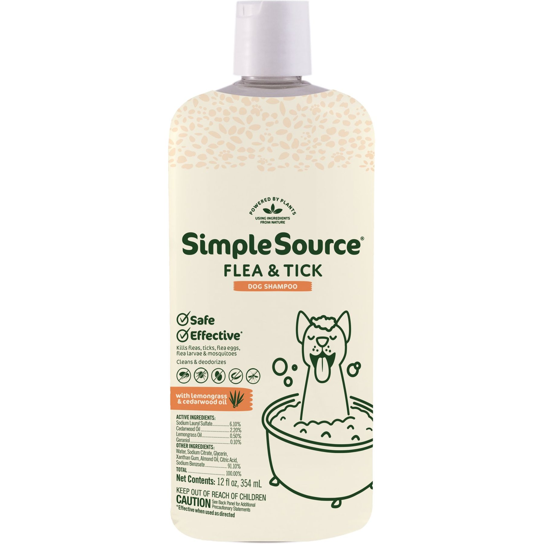 SimpleSource Flea & Tick Dog Shampoo