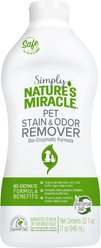 Simply Nature's Miracle Pet Stain & Odor Remover, 32-fl oz bottle