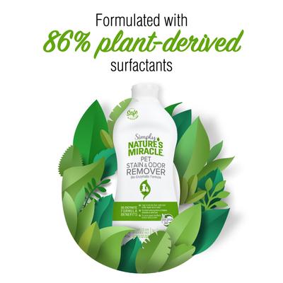 Show full view: Simply Nature's Miracle Pet Stain & Odor Remover, 32-fl oz bottle slide 5 of 7