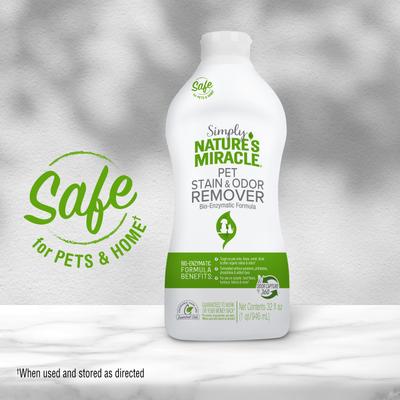 Show full view: Simply Nature's Miracle Pet Stain & Odor Remover, 32-fl oz bottle slide 6 of 7
