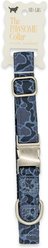 Simply Southern Camo Dog Collar, Blue, Large: 19-in neck, 1-in width