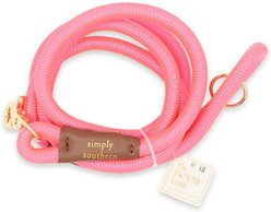 Simply Southern Standard Dog Leash, 5-ft, 1/2-in, Blue