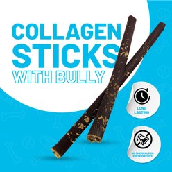 Sitka Farms 12-inch Collagen Bully Dusted Dog Natural Chew Treats, 3 count slide 2 of 8