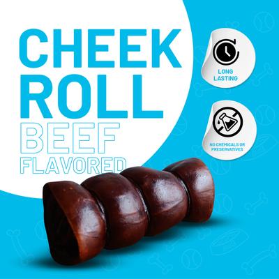 Show full view: Sitka Farms 5-6" Beef Cheek Roll Beef Flavored Hard Chew Dog Treats, 4 Count slide 7 of 10